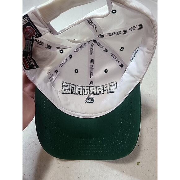Michigan State Spartans White One Size Hook & Loop Adjustable Hat Cap N - Picture 4 of 6